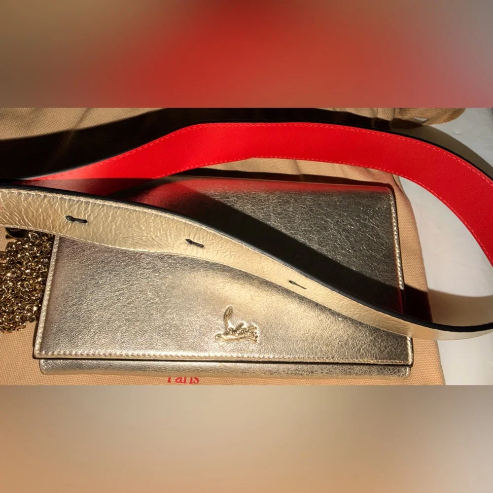 Christian Louboutin Metallic Crossbody / Clutch / Belt Bag - Picture 10 of 15